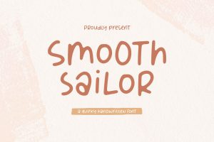 Smooth Sailor Quirky Handwritten Font TT
