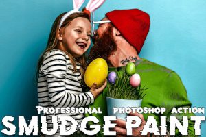 Smudge Painting Photoshop Action