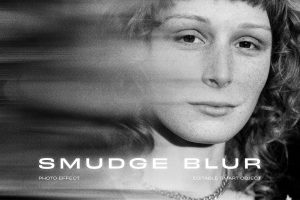 Smudge PSD Photo Effect