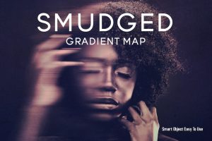 Smudged Gradient Map Photo Effect
