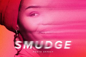 Smudged PSD Photo Effect
