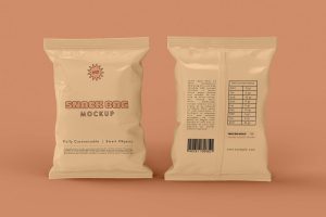 Snack Bag Mockup