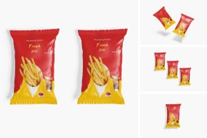 Snack Pouch Mockup