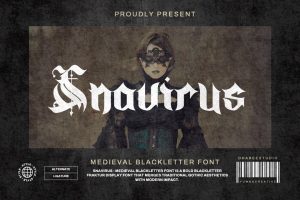 Snavirus – Medieval Blackletter Font