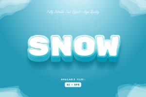 Snow – Text Effect