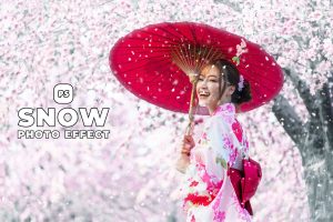 Snow Effect Photoshop Action