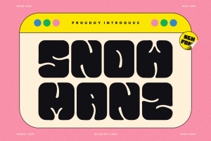 Snow Manz – Groovy & Funky Font