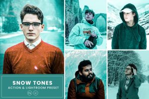 Snow Tones Action & Lightrom Presets