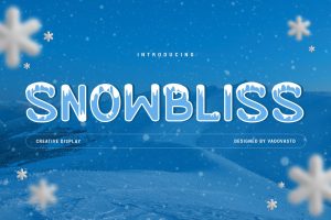 Snowbliss Creative Display Font