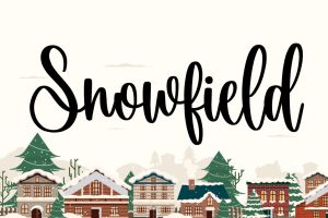 Snowfield – Christmas Font