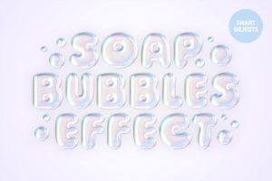 Soap Bubbles Text & Logo Effect