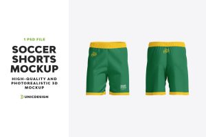 Soccer Shorts Mockup