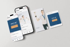 Social media mockup