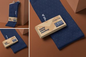Socks Label Mock Up