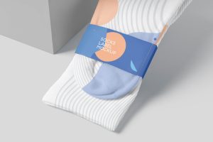 Socks Label Mock Ups