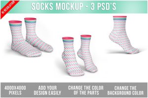 Socks Mockup