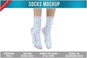 Socks Mockup