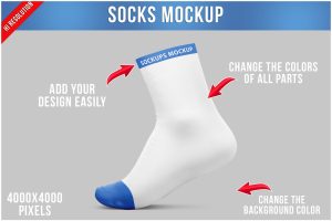 Socks Mockup