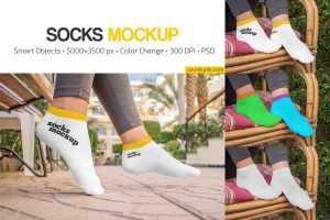 Socks Mockup Set