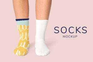Socks Mockup Template