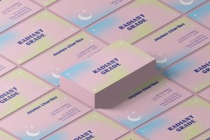 Soft Colorful Gradient Business Card