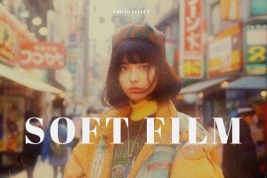 Soft Film Photo Effect Mockup