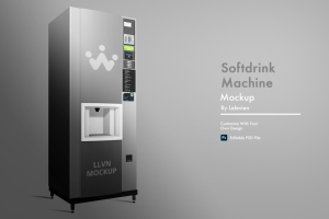 SoftDrink Machine Mockup