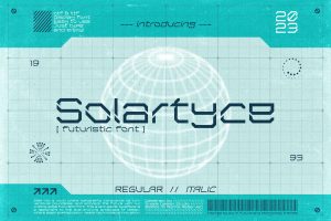 Solartyce – Futuristic Font