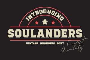Soulanders – Vintage Bold Fonts