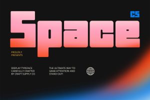 Space – Bold Font