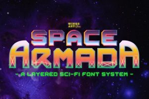 Space Armada – A Retro Future Font