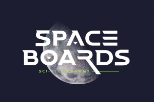Space Boards – Sci-Fi Logo Font