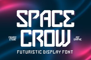 Space Crow – Futuristic Font
