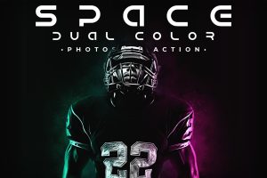 Space Dual Color Photoshop Action