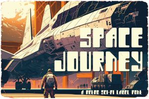 Space Journey Display Font