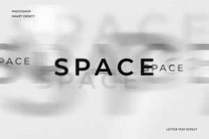 Space Text Effect
