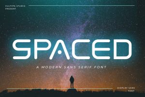 Spaced – Future Display Font