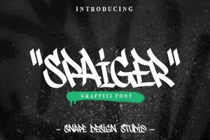 Spaiger – Graffiti Font