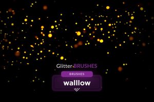 Sparkle and Glitter effects photoshop brushes