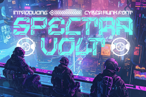 Spectra Volt – Cyberpunk Font
