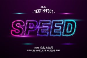 Speed Light Text Effect