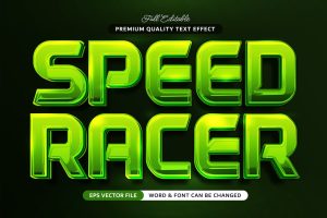 Speed Racer – Text Effect
