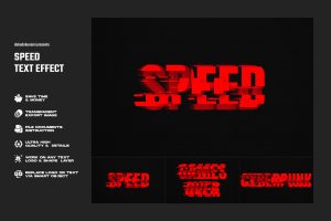 Speed Text Effect