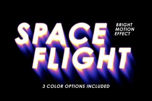 Speeding Motion Text Effect