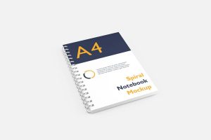 Spiral Notebook Mockup