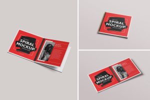 Spiral Notebook Mockup