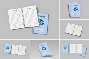 Spiral Notebook Mockup