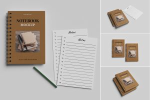 Spiral Notebook Mockup