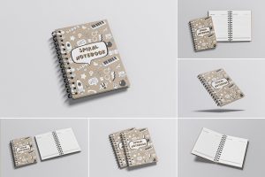 Spiral Notebook Mockup