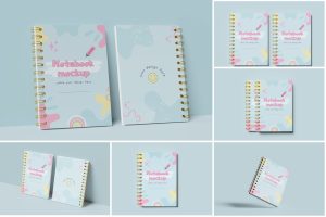 Spiral Notebook Mockup